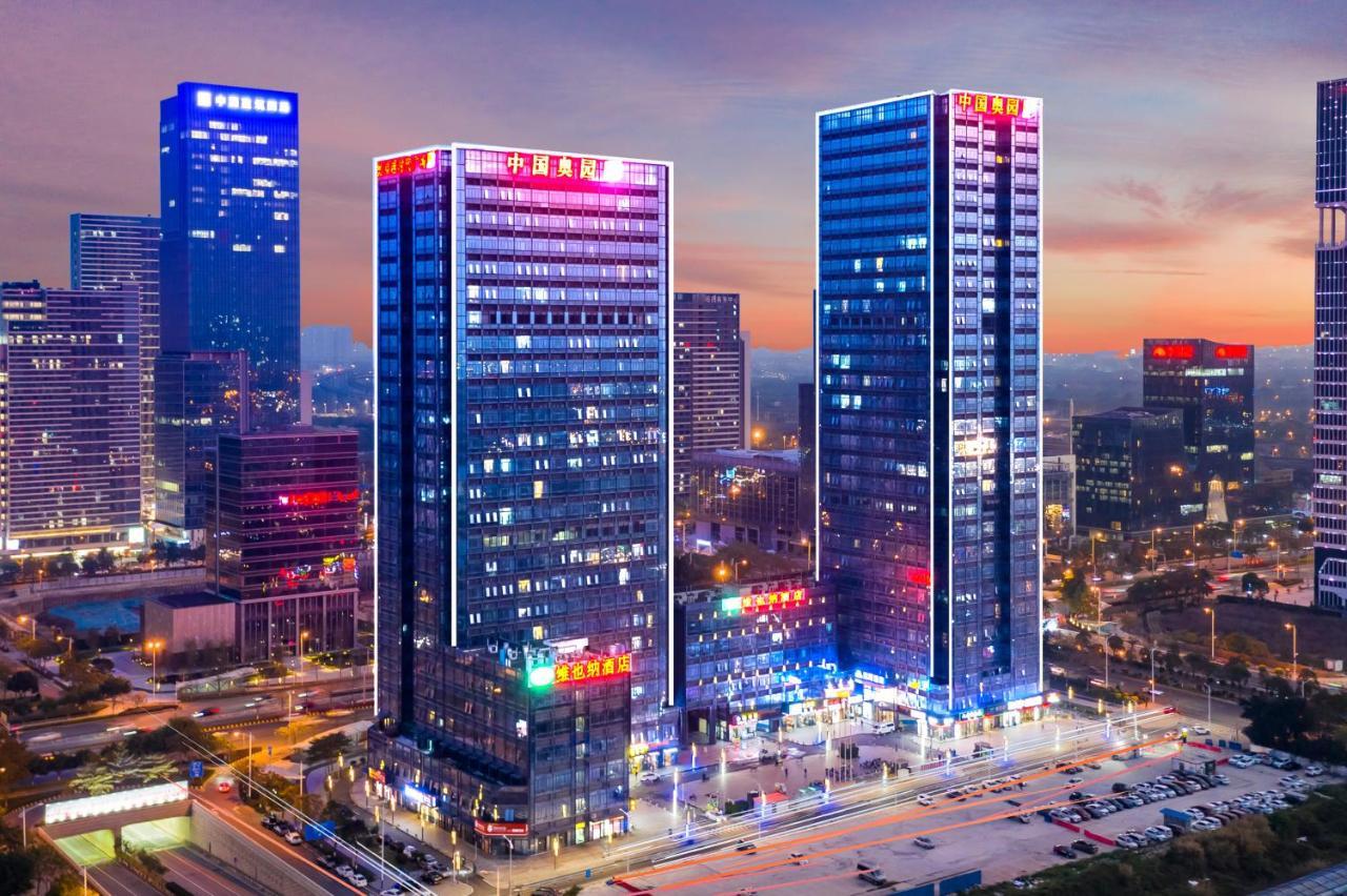 April Fair Duplex Apartment Guangzhou South Railway Station Ao Yuan Yue Shi Dai Branch 외부 사진
