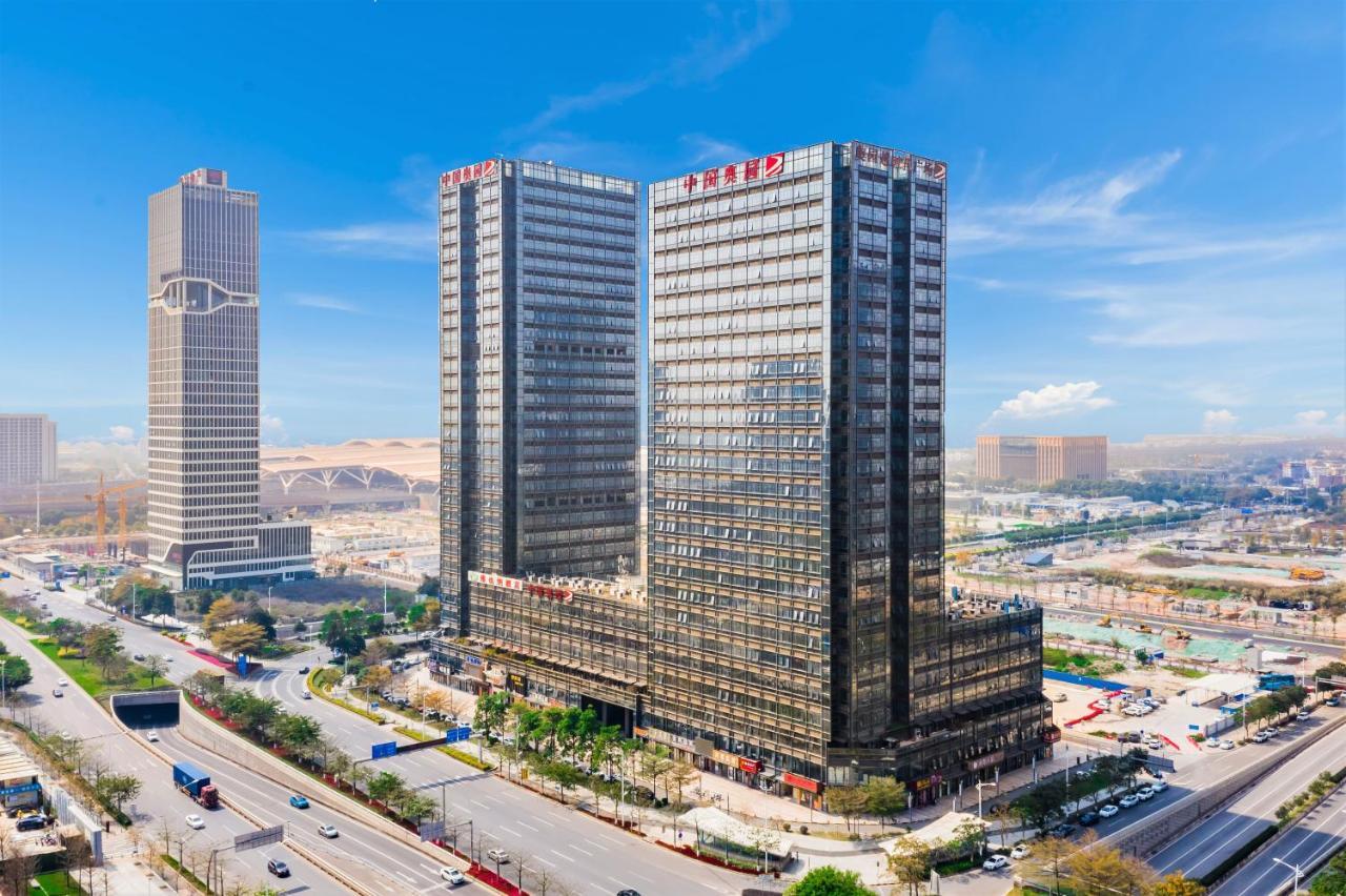 April Fair Duplex Apartment Guangzhou South Railway Station Ao Yuan Yue Shi Dai Branch 외부 사진