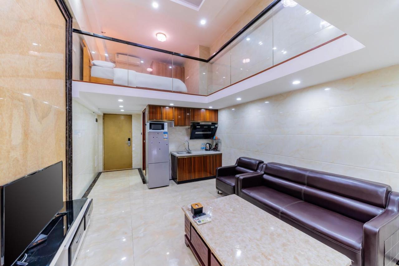 April Fair Duplex Apartment Guangzhou South Railway Station Ao Yuan Yue Shi Dai Branch 외부 사진