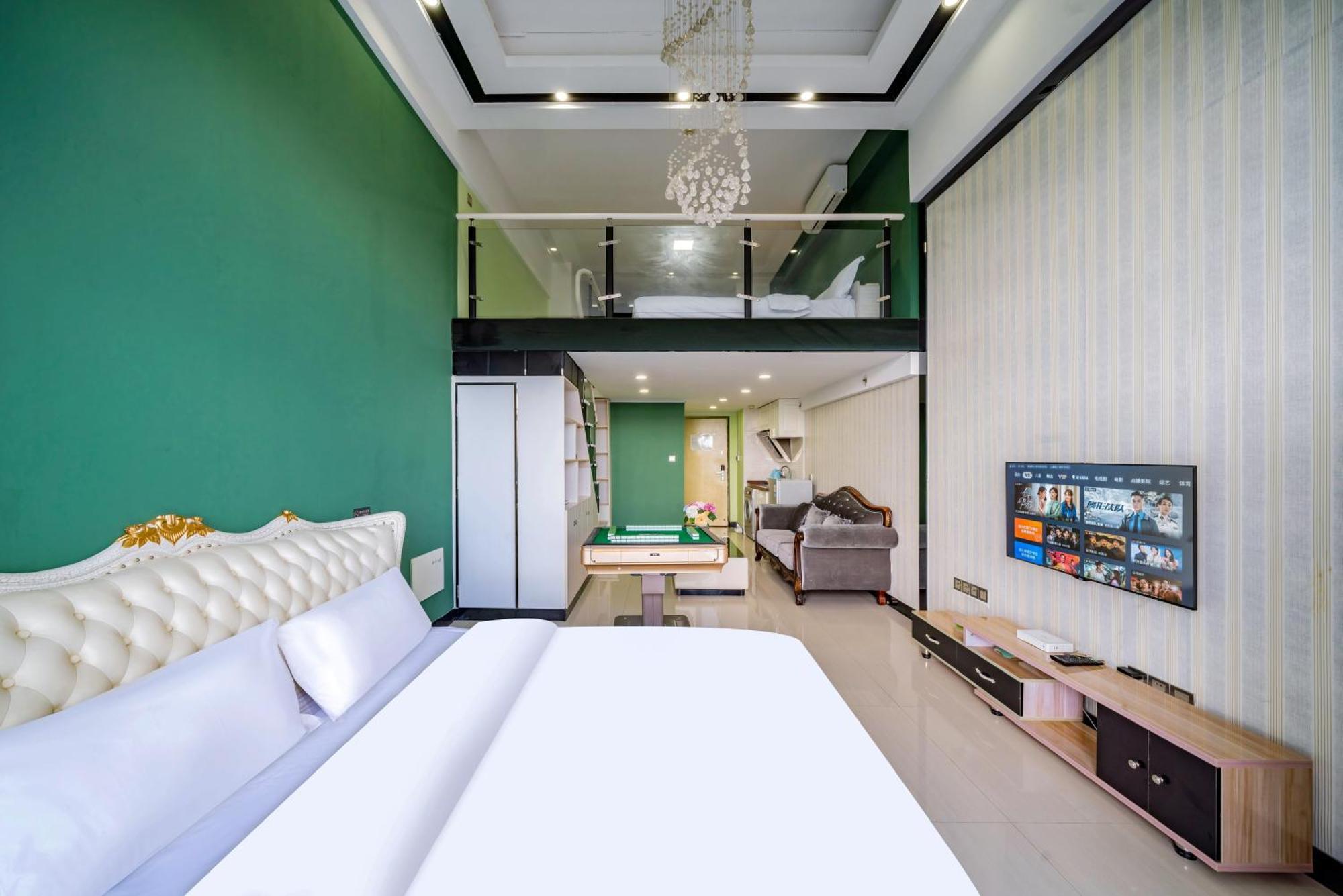 April Fair Duplex Apartment Guangzhou South Railway Station Ao Yuan Yue Shi Dai Branch 외부 사진