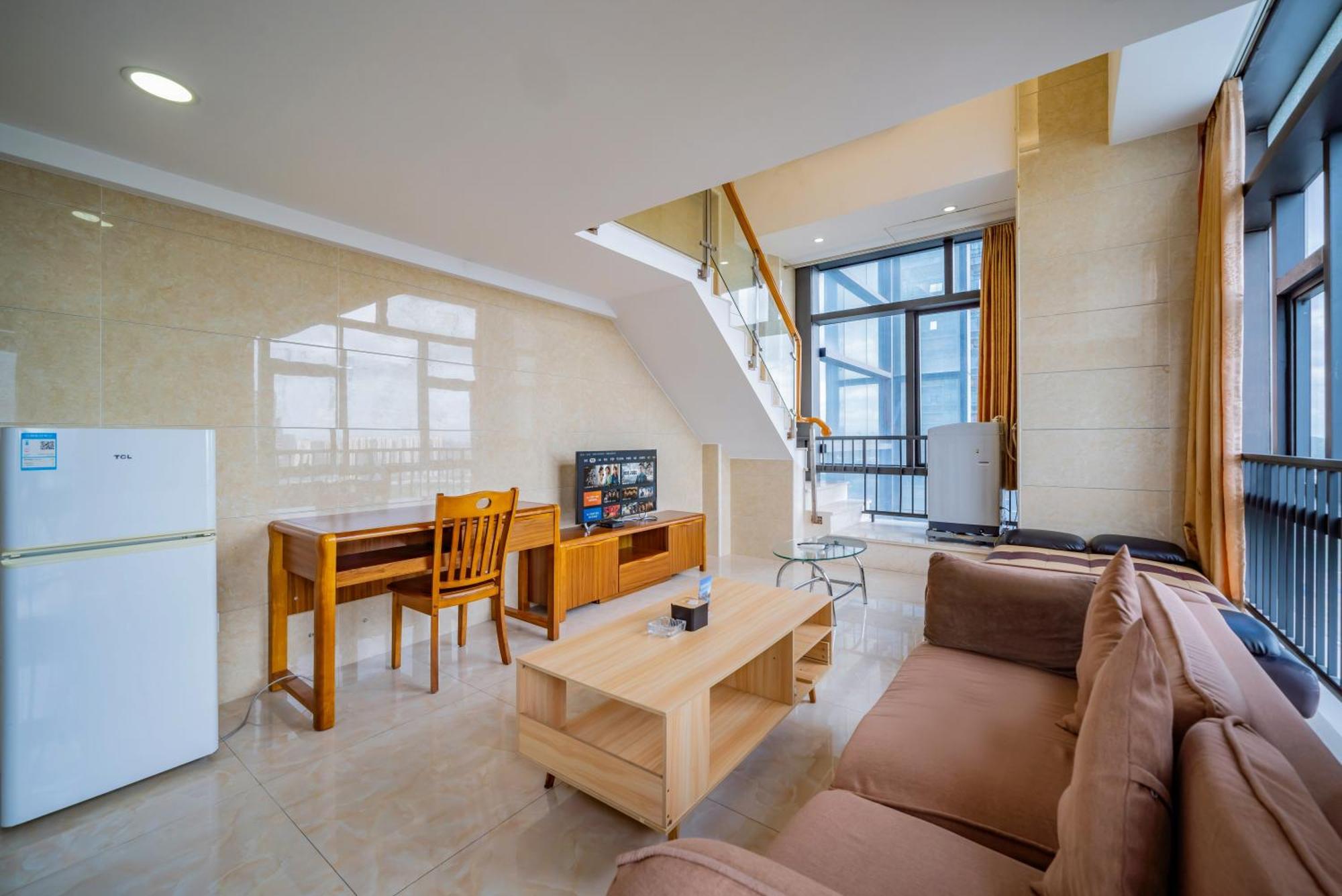 April Fair Duplex Apartment Guangzhou South Railway Station Ao Yuan Yue Shi Dai Branch 외부 사진