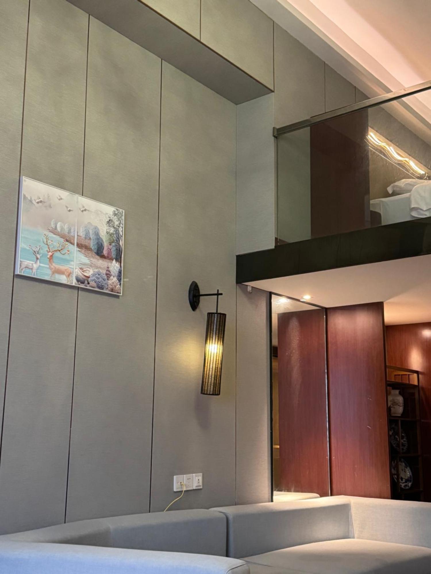 April Fair Duplex Apartment Guangzhou South Railway Station Ao Yuan Yue Shi Dai Branch 외부 사진