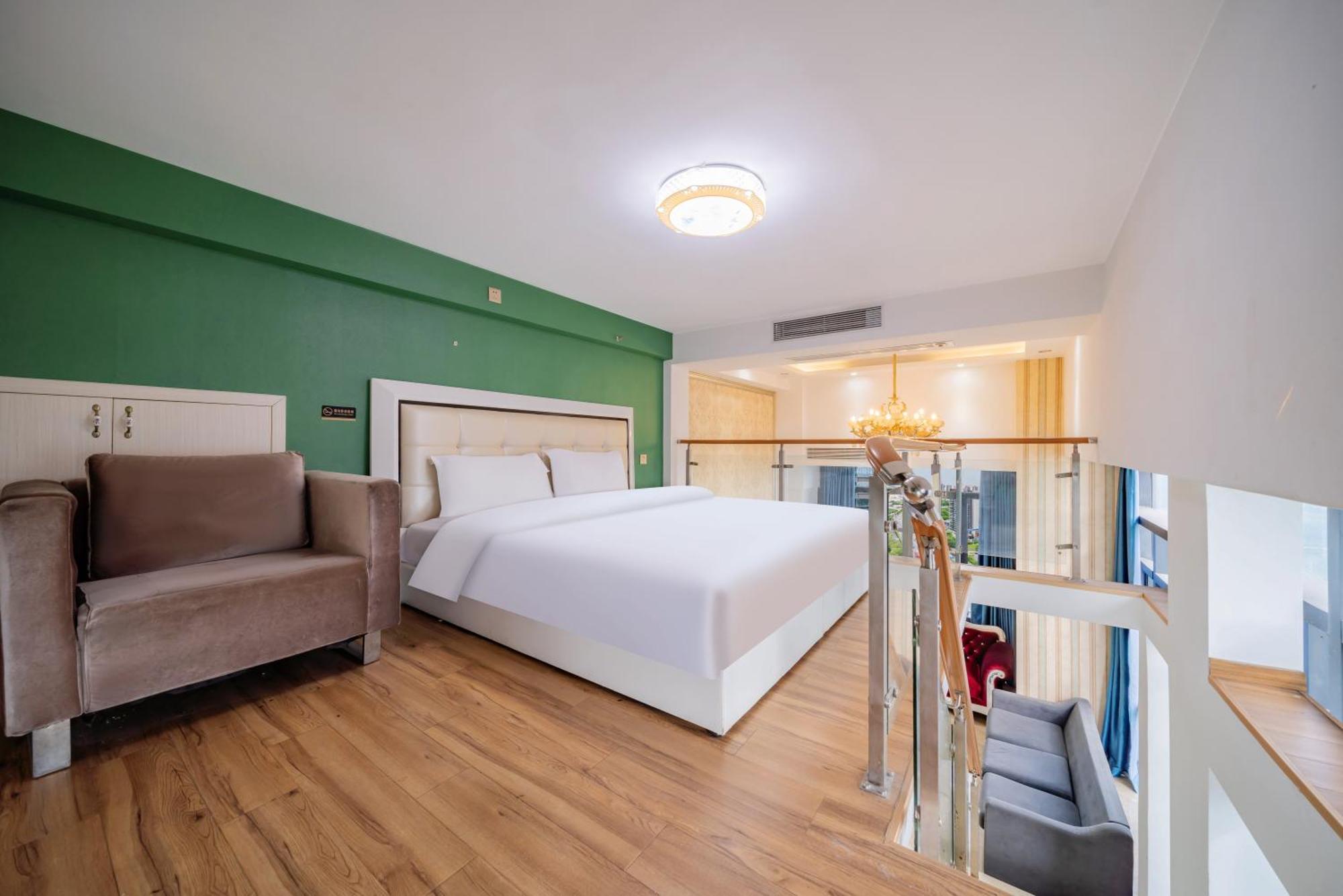 April Fair Duplex Apartment Guangzhou South Railway Station Ao Yuan Yue Shi Dai Branch 외부 사진