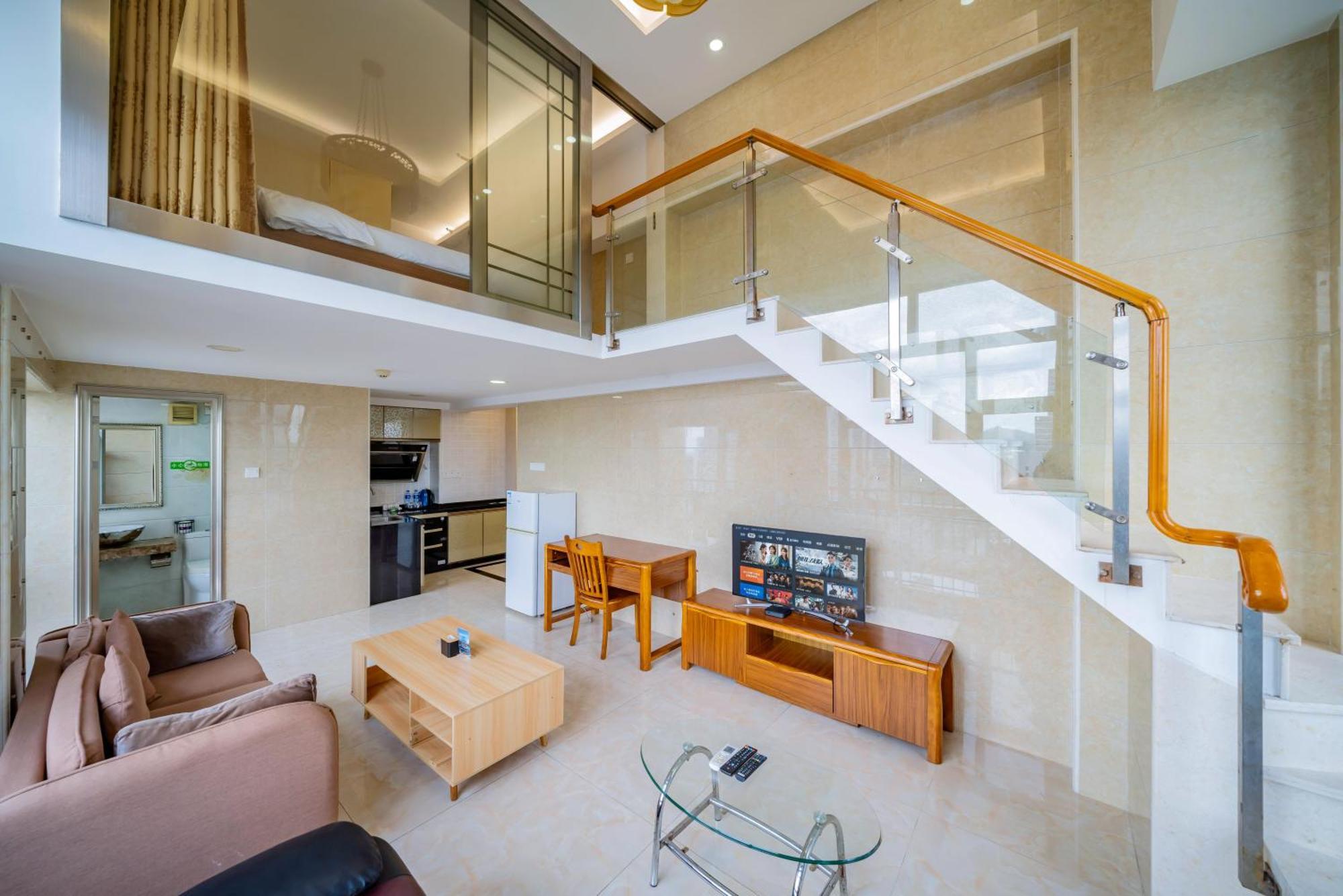 April Fair Duplex Apartment Guangzhou South Railway Station Ao Yuan Yue Shi Dai Branch 외부 사진