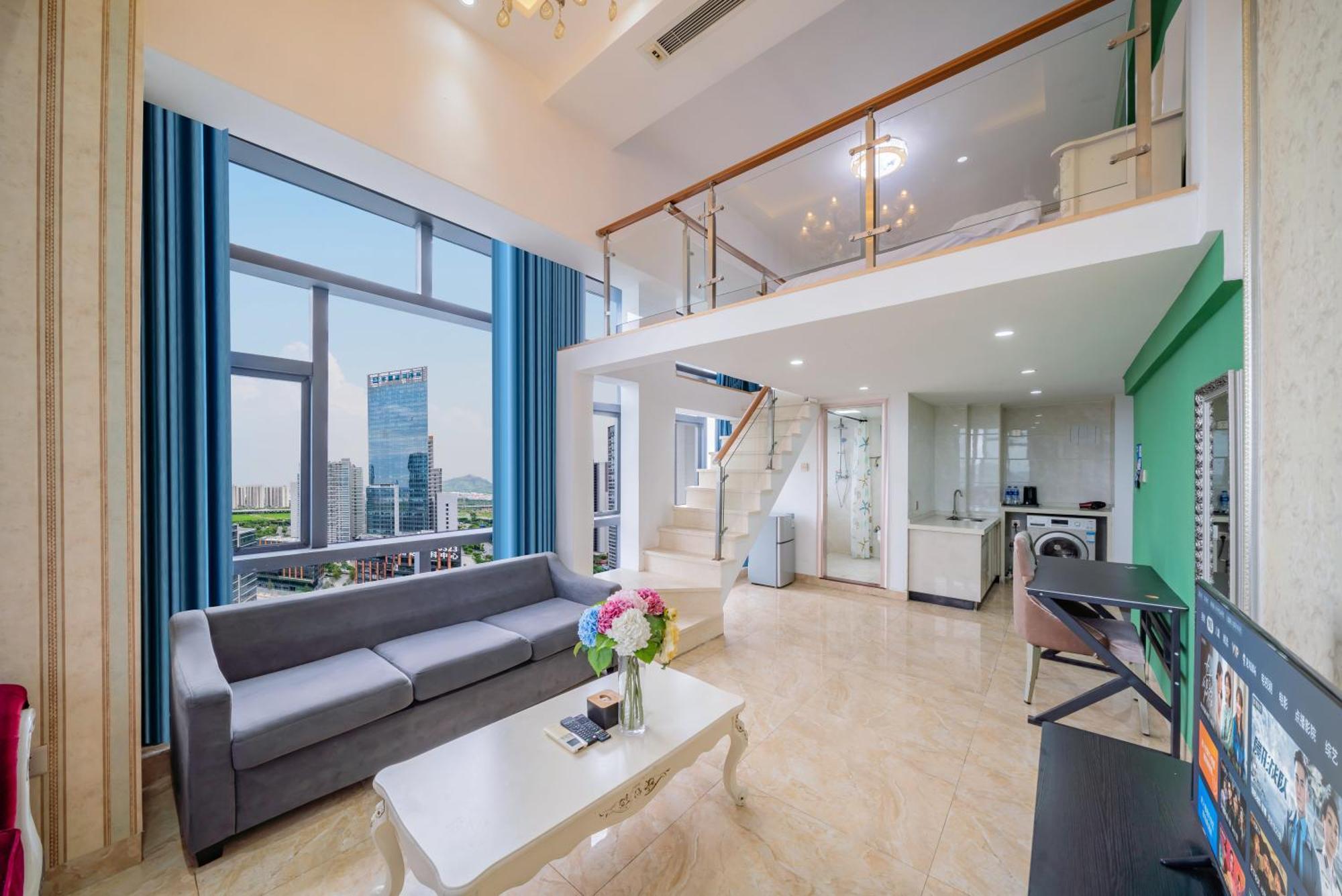April Fair Duplex Apartment Guangzhou South Railway Station Ao Yuan Yue Shi Dai Branch 외부 사진