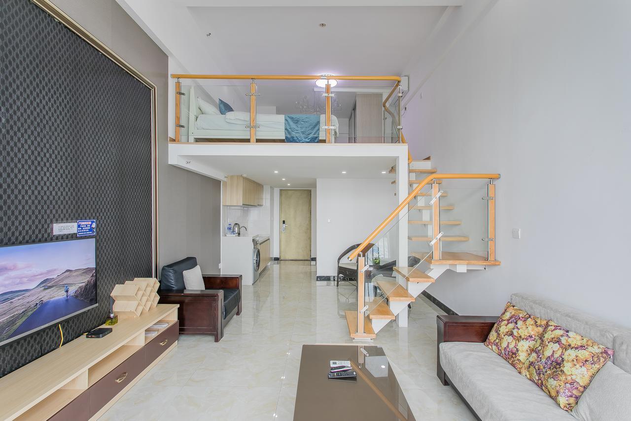 April Fair Duplex Apartment Guangzhou South Railway Station Ao Yuan Yue Shi Dai Branch 외부 사진