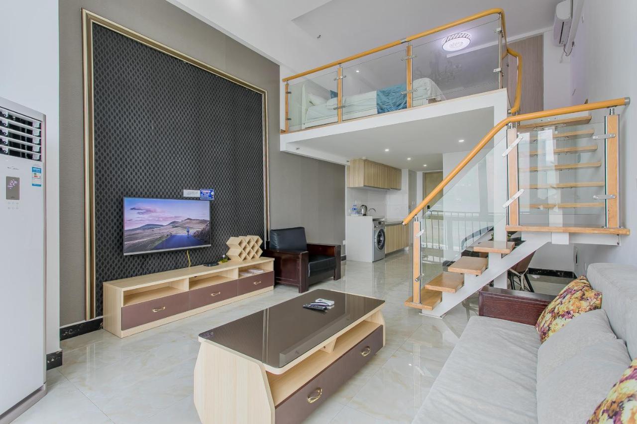 April Fair Duplex Apartment Guangzhou South Railway Station Ao Yuan Yue Shi Dai Branch 외부 사진