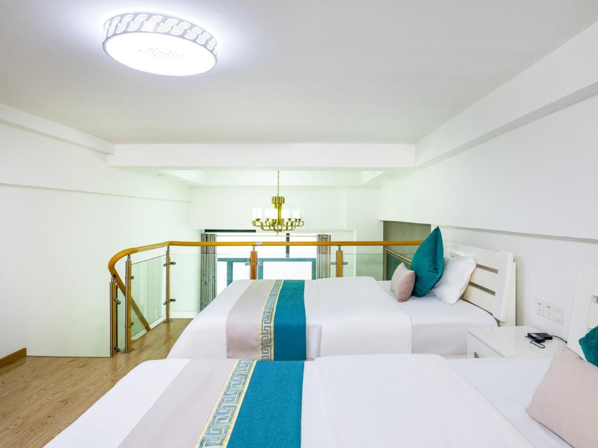 April Fair Duplex Apartment Guangzhou South Railway Station Ao Yuan Yue Shi Dai Branch 외부 사진