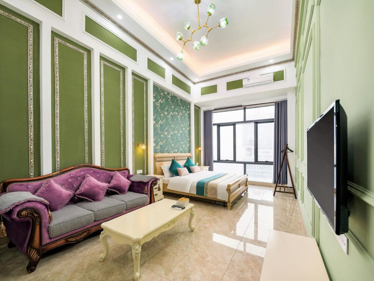 April Fair Duplex Apartment Guangzhou South Railway Station Ao Yuan Yue Shi Dai Branch 외부 사진