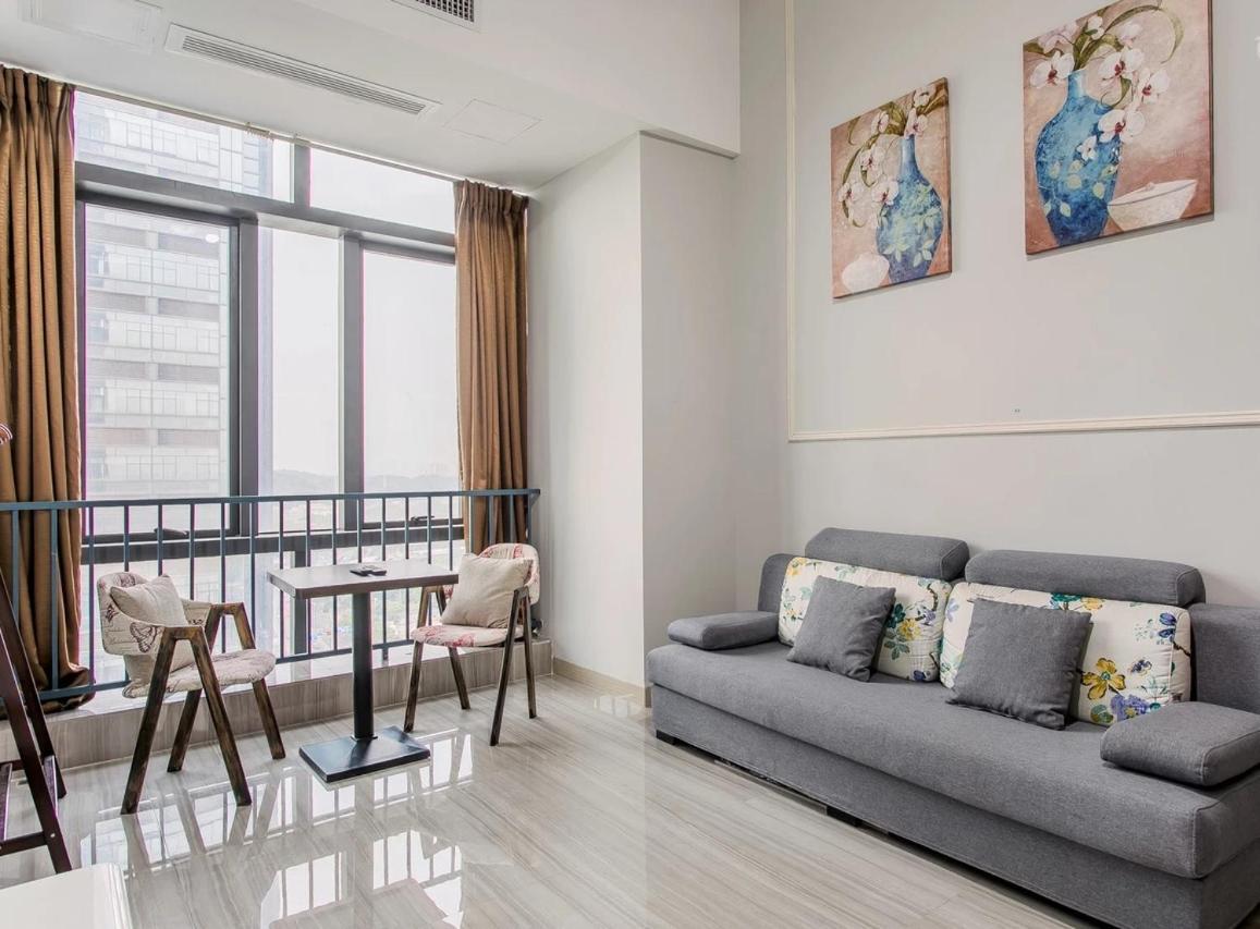 April Fair Duplex Apartment Guangzhou South Railway Station Ao Yuan Yue Shi Dai Branch 외부 사진