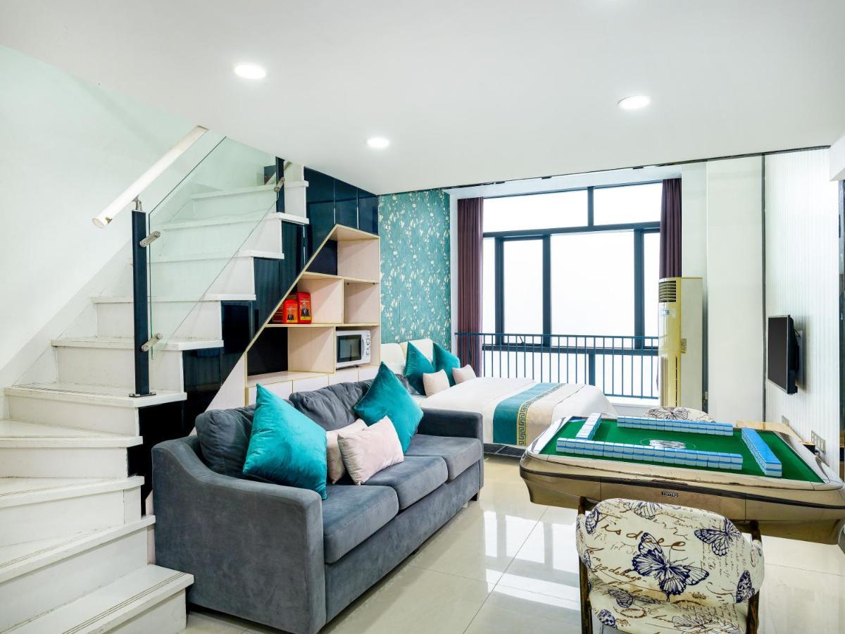 April Fair Duplex Apartment Guangzhou South Railway Station Ao Yuan Yue Shi Dai Branch 외부 사진
